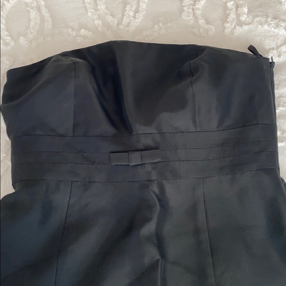 Ann Taylor Black Strapless Dress